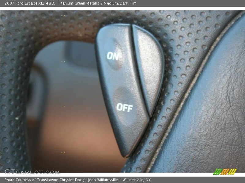 Titanium Green Metallic / Medium/Dark Flint 2007 Ford Escape XLS 4WD