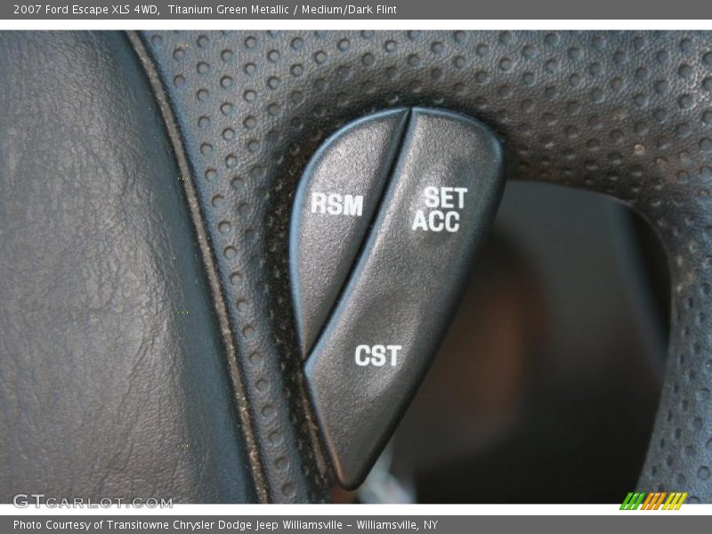 Titanium Green Metallic / Medium/Dark Flint 2007 Ford Escape XLS 4WD
