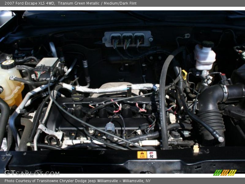 Titanium Green Metallic / Medium/Dark Flint 2007 Ford Escape XLS 4WD
