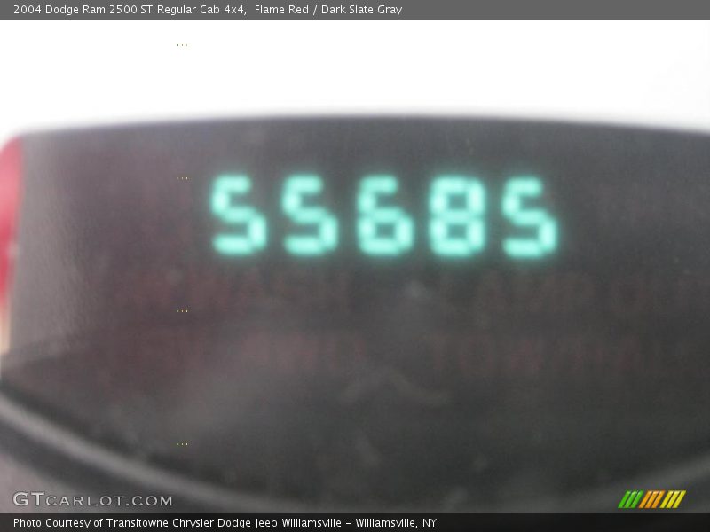 Flame Red / Dark Slate Gray 2004 Dodge Ram 2500 ST Regular Cab 4x4