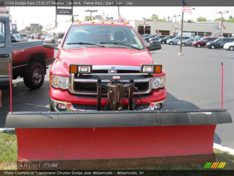 Flame Red / Dark Slate Gray 2004 Dodge Ram 2500 ST Regular Cab 4x4