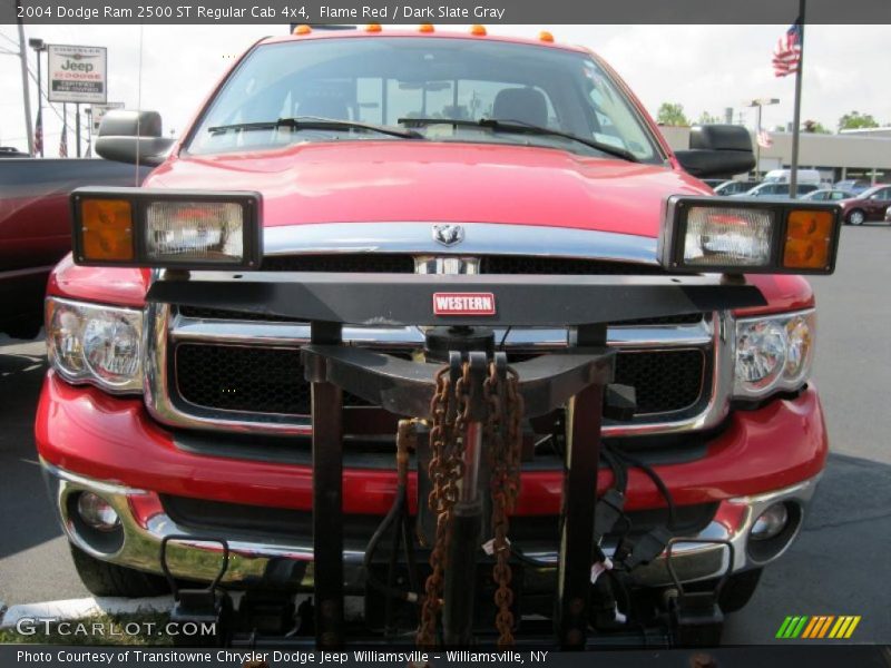 Flame Red / Dark Slate Gray 2004 Dodge Ram 2500 ST Regular Cab 4x4