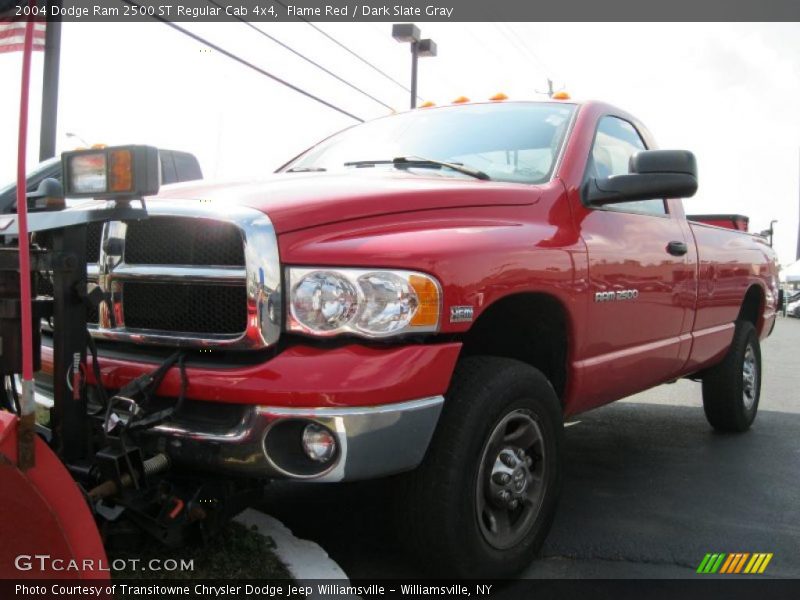 Flame Red / Dark Slate Gray 2004 Dodge Ram 2500 ST Regular Cab 4x4