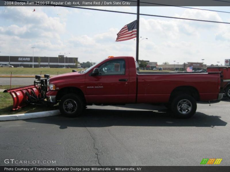 Flame Red / Dark Slate Gray 2004 Dodge Ram 2500 ST Regular Cab 4x4