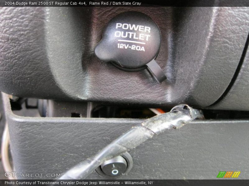 Flame Red / Dark Slate Gray 2004 Dodge Ram 2500 ST Regular Cab 4x4