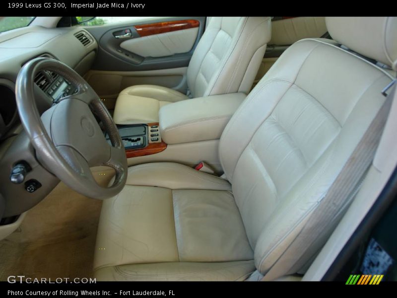Imperial Jade Mica / Ivory 1999 Lexus GS 300