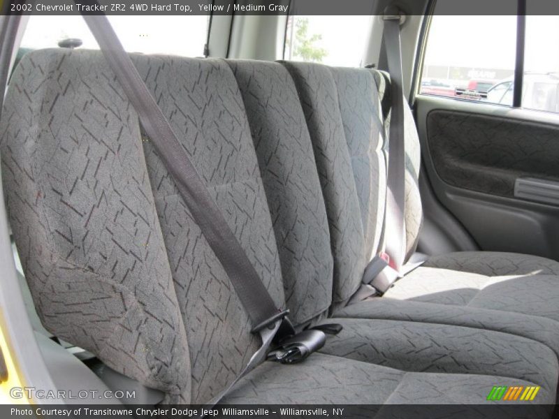 Yellow / Medium Gray 2002 Chevrolet Tracker ZR2 4WD Hard Top