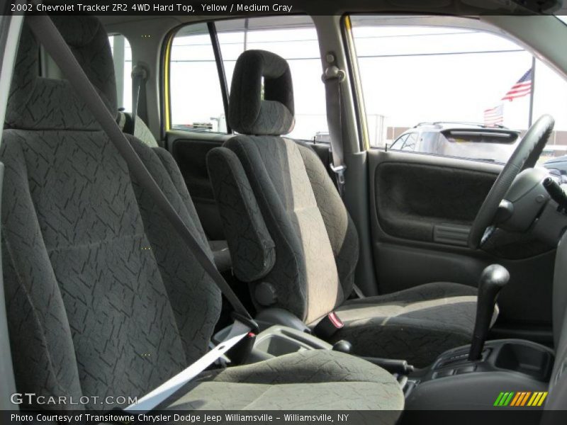 Yellow / Medium Gray 2002 Chevrolet Tracker ZR2 4WD Hard Top