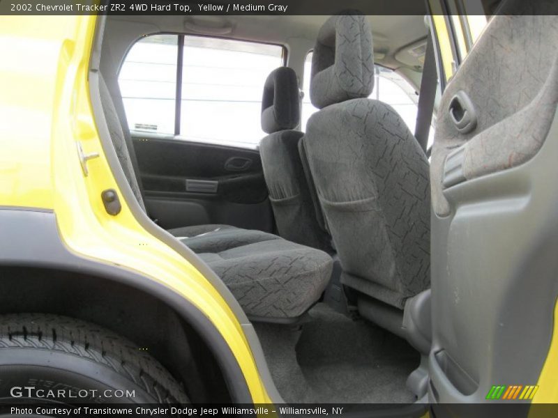 Yellow / Medium Gray 2002 Chevrolet Tracker ZR2 4WD Hard Top