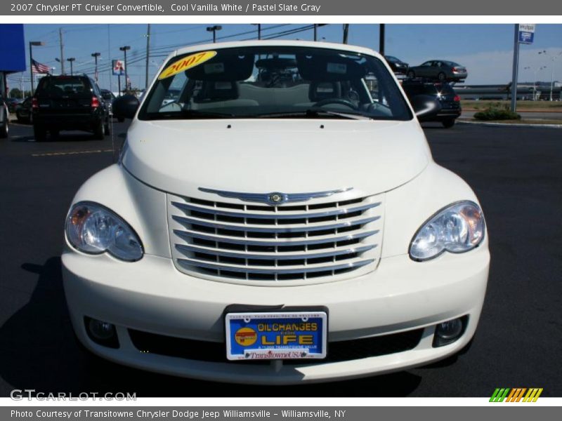 Cool Vanilla White / Pastel Slate Gray 2007 Chrysler PT Cruiser Convertible