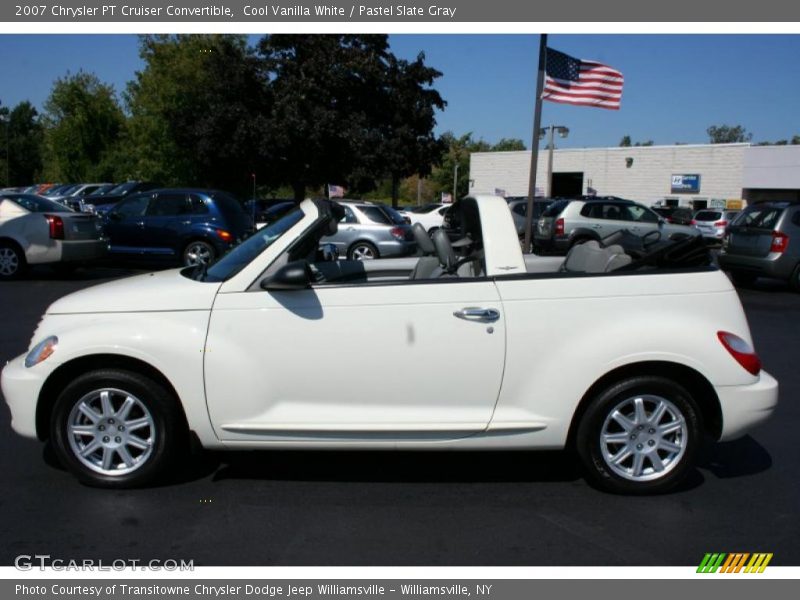 Cool Vanilla White / Pastel Slate Gray 2007 Chrysler PT Cruiser Convertible