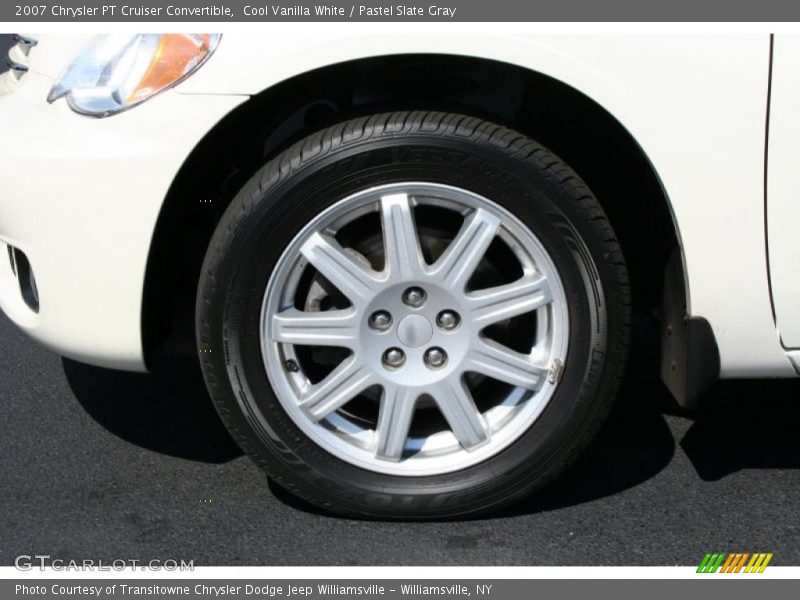 Cool Vanilla White / Pastel Slate Gray 2007 Chrysler PT Cruiser Convertible
