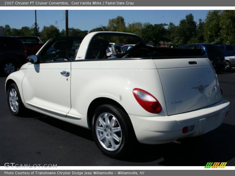 Cool Vanilla White / Pastel Slate Gray 2007 Chrysler PT Cruiser Convertible