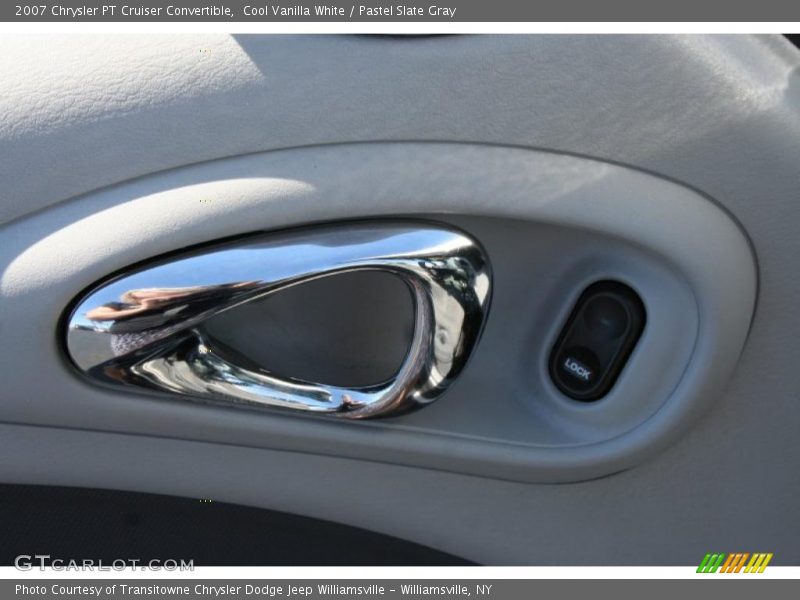 Cool Vanilla White / Pastel Slate Gray 2007 Chrysler PT Cruiser Convertible