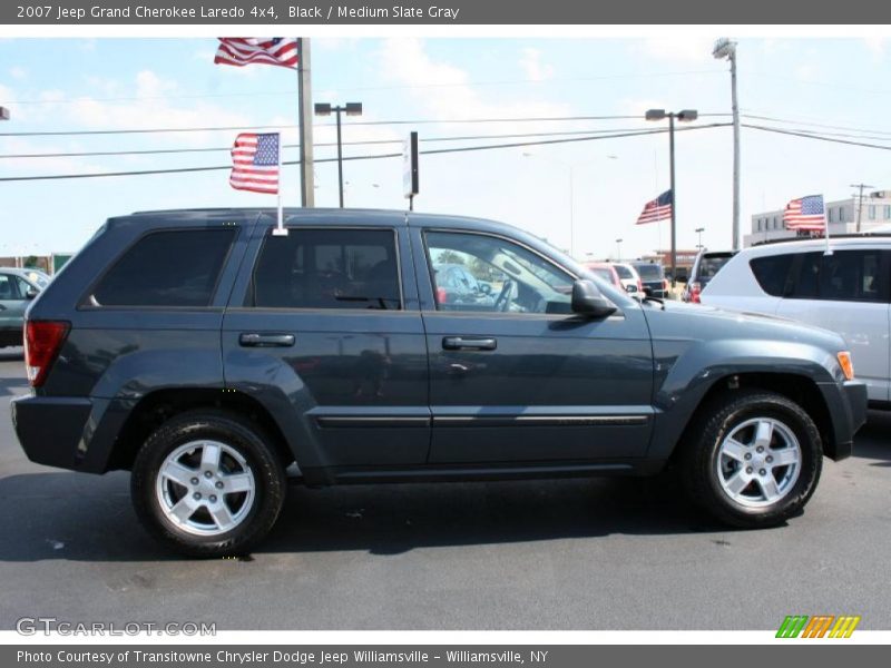 Black / Medium Slate Gray 2007 Jeep Grand Cherokee Laredo 4x4