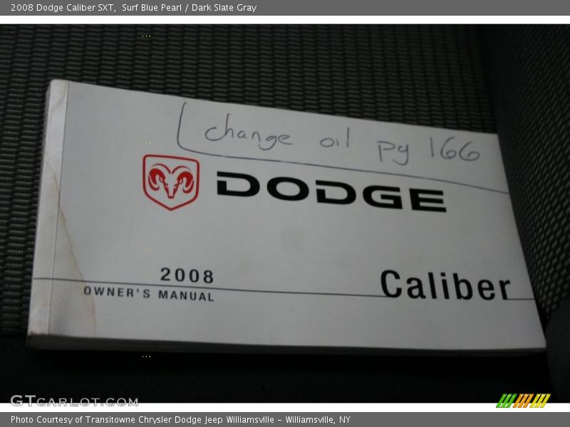 Surf Blue Pearl / Dark Slate Gray 2008 Dodge Caliber SXT