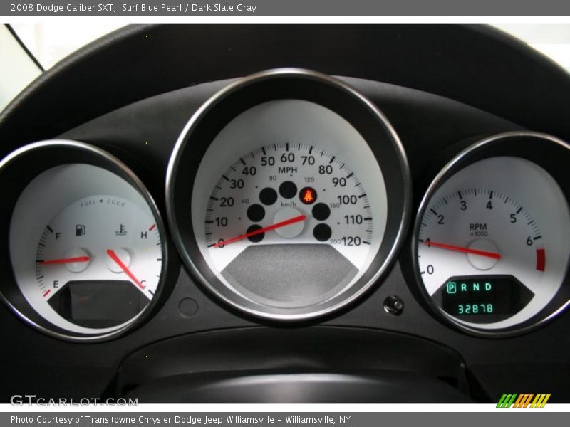 Surf Blue Pearl / Dark Slate Gray 2008 Dodge Caliber SXT