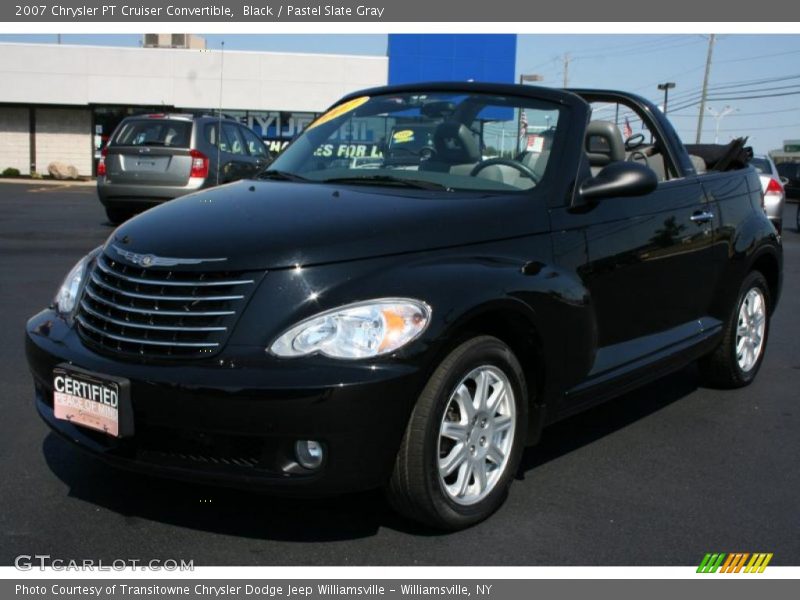 Black / Pastel Slate Gray 2007 Chrysler PT Cruiser Convertible