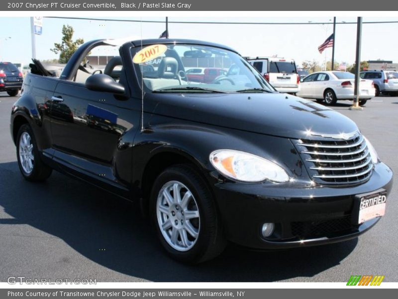 Black / Pastel Slate Gray 2007 Chrysler PT Cruiser Convertible