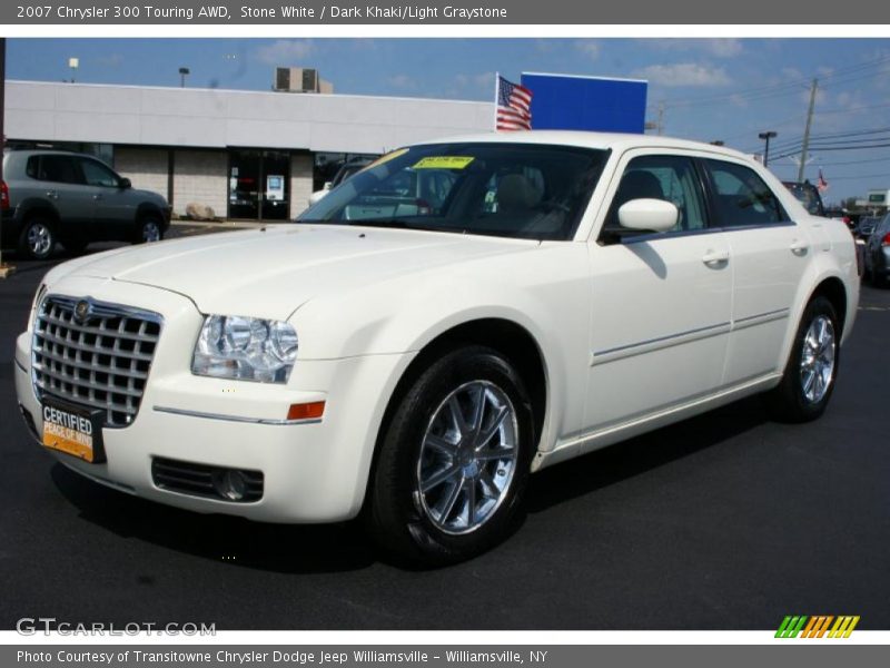 Stone White / Dark Khaki/Light Graystone 2007 Chrysler 300 Touring AWD