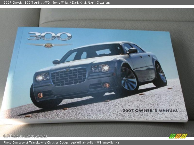Stone White / Dark Khaki/Light Graystone 2007 Chrysler 300 Touring AWD
