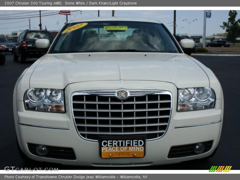 Stone White / Dark Khaki/Light Graystone 2007 Chrysler 300 Touring AWD