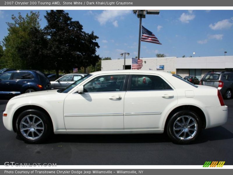 Stone White / Dark Khaki/Light Graystone 2007 Chrysler 300 Touring AWD