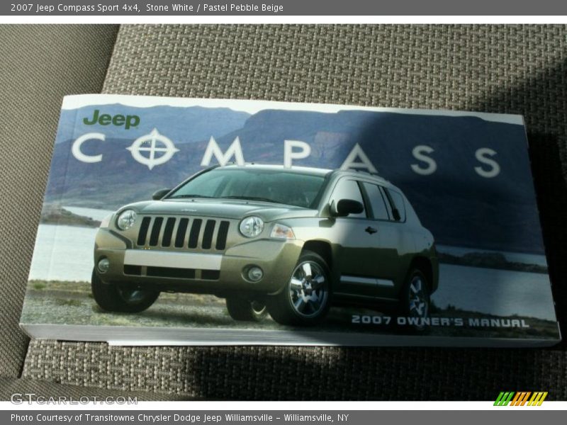 Stone White / Pastel Pebble Beige 2007 Jeep Compass Sport 4x4