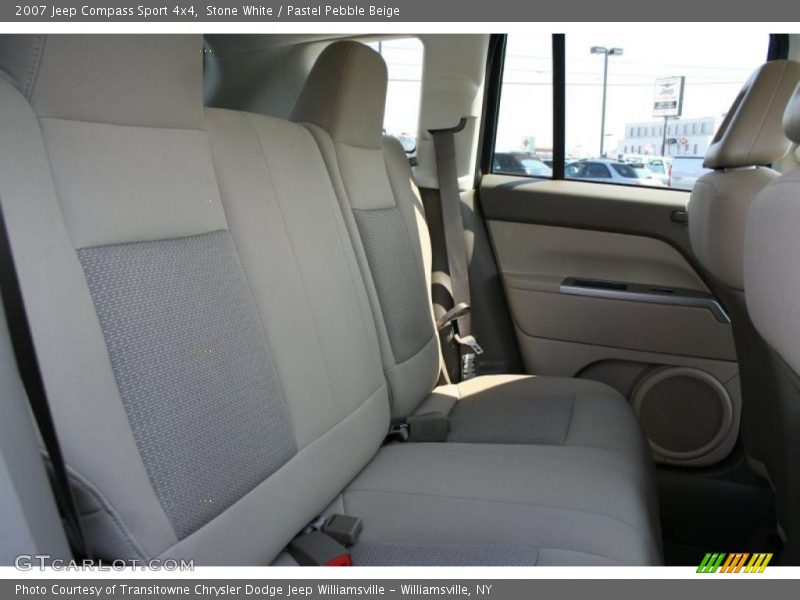 Stone White / Pastel Pebble Beige 2007 Jeep Compass Sport 4x4