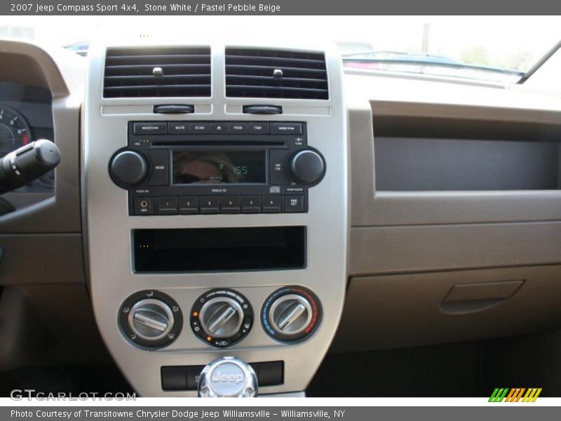 Stone White / Pastel Pebble Beige 2007 Jeep Compass Sport 4x4