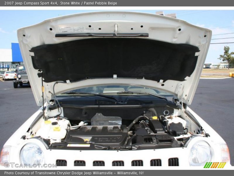 Stone White / Pastel Pebble Beige 2007 Jeep Compass Sport 4x4