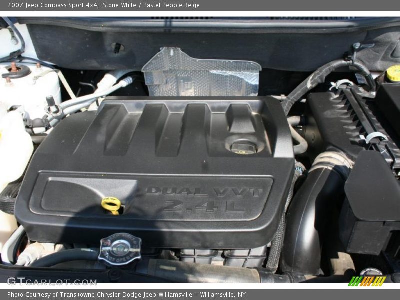 Stone White / Pastel Pebble Beige 2007 Jeep Compass Sport 4x4