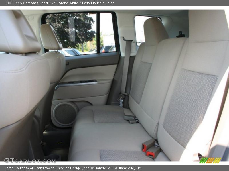 Stone White / Pastel Pebble Beige 2007 Jeep Compass Sport 4x4