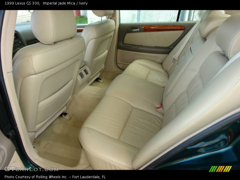 Imperial Jade Mica / Ivory 1999 Lexus GS 300