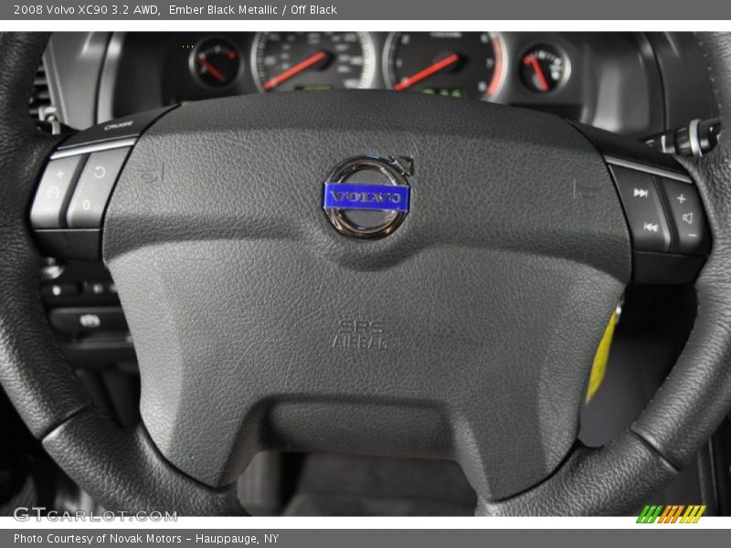 Ember Black Metallic / Off Black 2008 Volvo XC90 3.2 AWD
