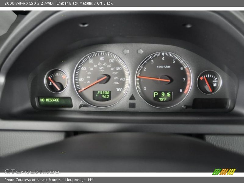Ember Black Metallic / Off Black 2008 Volvo XC90 3.2 AWD