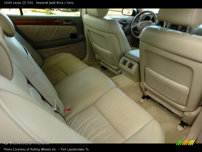 Imperial Jade Mica / Ivory 1999 Lexus GS 300