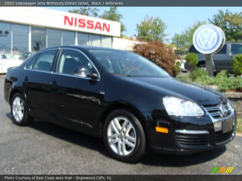 Black / Anthracite 2007 Volkswagen Jetta Wolfsburg Edition Sedan