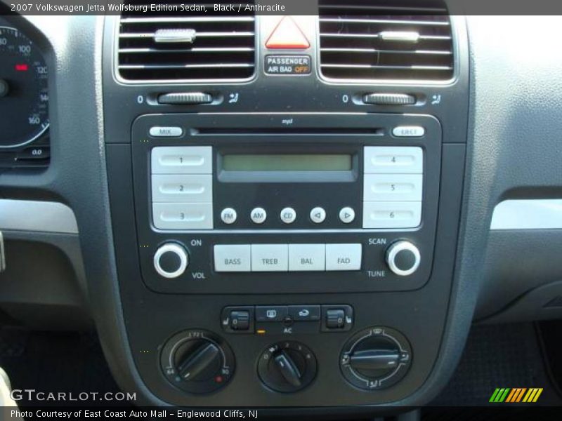Black / Anthracite 2007 Volkswagen Jetta Wolfsburg Edition Sedan