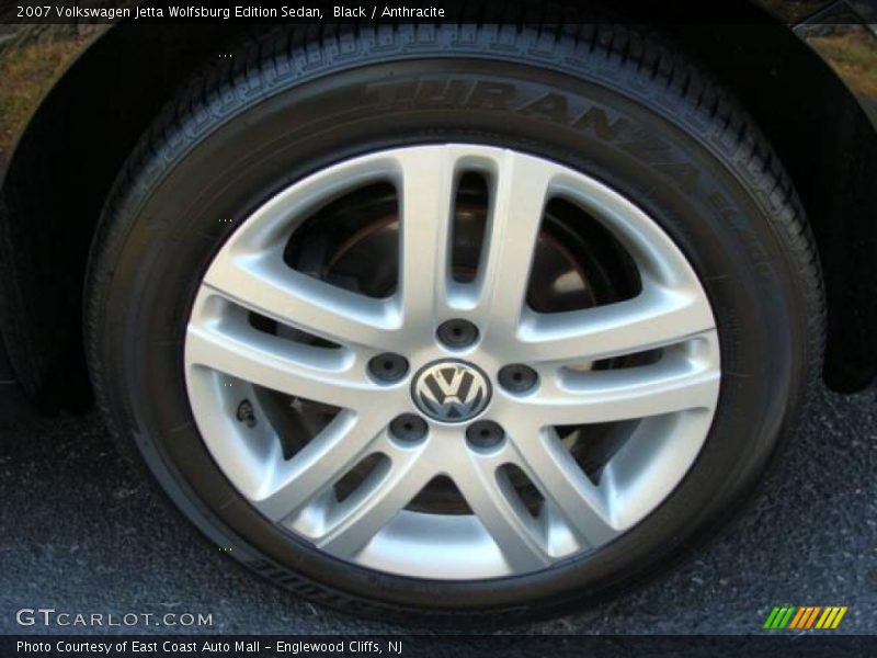Black / Anthracite 2007 Volkswagen Jetta Wolfsburg Edition Sedan