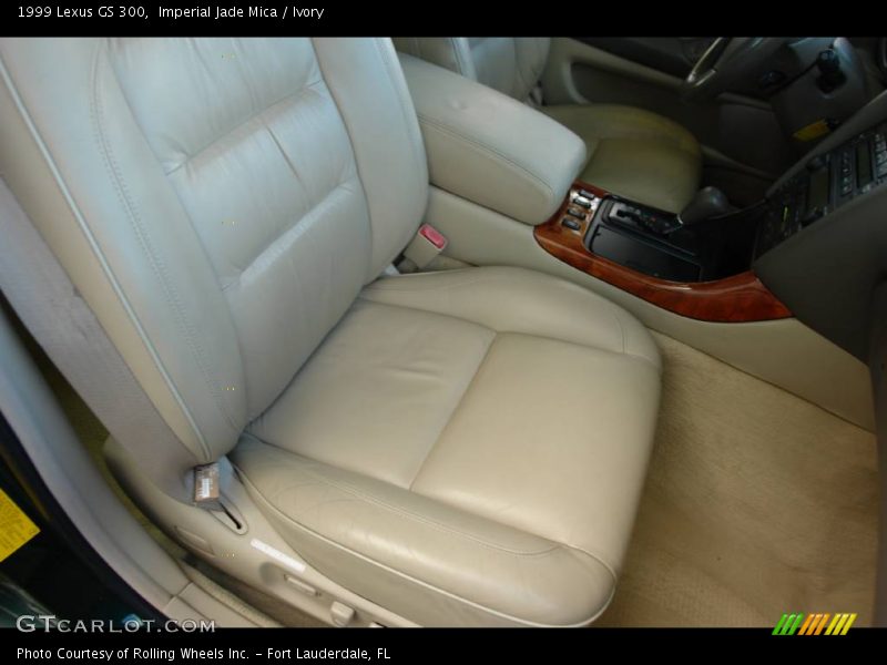 Imperial Jade Mica / Ivory 1999 Lexus GS 300