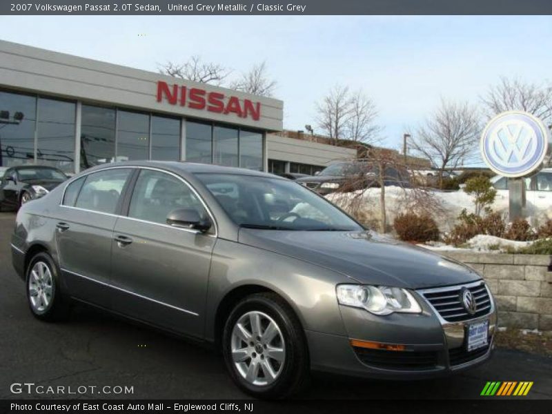 United Grey Metallic / Classic Grey 2007 Volkswagen Passat 2.0T Sedan
