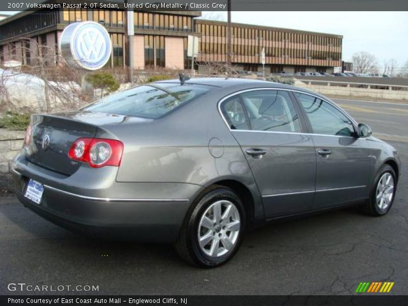 United Grey Metallic / Classic Grey 2007 Volkswagen Passat 2.0T Sedan