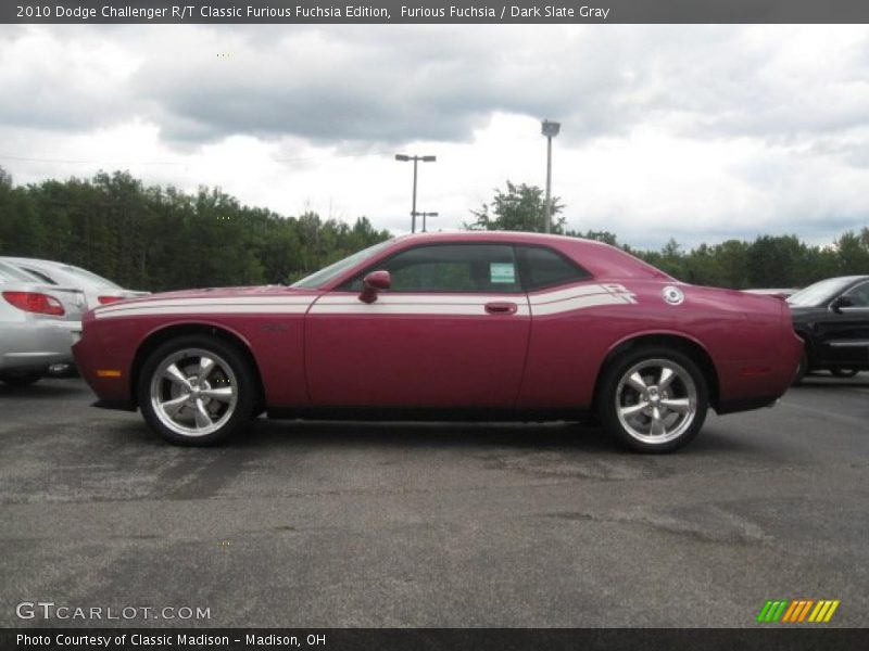 Furious Fuchsia / Dark Slate Gray 2010 Dodge Challenger R/T Classic Furious Fuchsia Edition