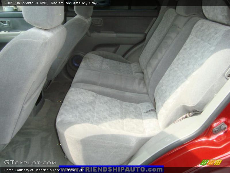 Radiant Red Metallic / Gray 2005 Kia Sorento LX 4WD