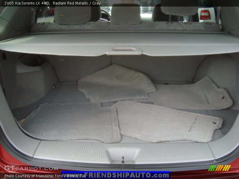 Radiant Red Metallic / Gray 2005 Kia Sorento LX 4WD