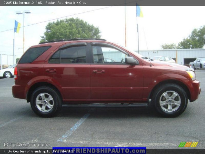 Radiant Red Metallic / Gray 2005 Kia Sorento LX 4WD