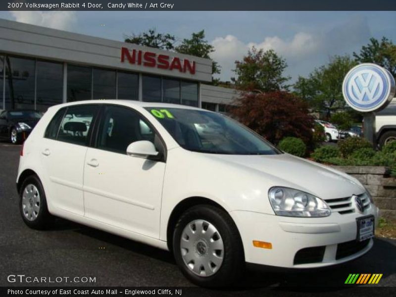 Candy White / Art Grey 2007 Volkswagen Rabbit 4 Door