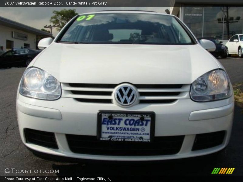 Candy White / Art Grey 2007 Volkswagen Rabbit 4 Door