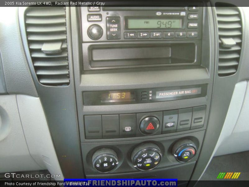 Radiant Red Metallic / Gray 2005 Kia Sorento LX 4WD